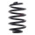 Suspension Spring rear coil spring Ø 129 mm KYB for RENAULT CLIO