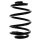 Suspension Spring rear coil spring Ø 158 mm KYB for e.g. OPEL ASTRA
