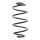 Suspension Spring rear coil spring Ø 139 mm KYB for e.g. OPEL ASTRA