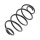 Suspension Spring rear coil spring Ø 139 mm KYB for e.g. OPEL ASTRA