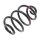 Suspension Spring rear coil spring Ø 152 mm KYB suitable for AUDI A6