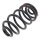 Suspension Spring rear coil spring Ø 153 mm KYB suitable for AUDI A6