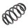 Suspension Spring rear coil spring Ø 145 mm KYB for e.g. OPEL SIGNUM