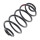 Suspension Spring rear coil spring Ø 142 mm KYB for e.g. OPEL ASTRA