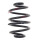 Suspension Spring rear coil spring Ø 142 mm KYB for e.g. OPEL CORSA