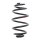 Suspension Spring rear coil spring Ø 145 mm KYB for e.g. VW PASSAT
