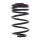 Suspension Spring rear coil spring Ø 142 mm KYB for e.g. OPEL VECTRA