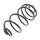 Suspension Spring rear coil spring Ø 141 mm KYB for e.g. OPEL ASTRA