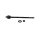 Axial Joint Tie Rod Front Axle 317 mm KYB for e.g. MITSUBISHI SPACE