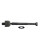 Axial Joint Tie Rod front axle 222 mm KYB IAM-Expertise for NISSAN TEANA