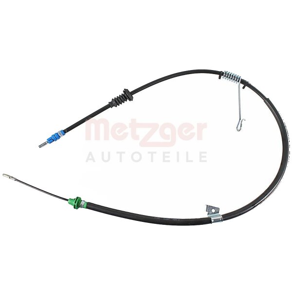 Cable Pull Parking Brake rear left 1330/1548 mm METZGER for e.g. FORD TRANSIT