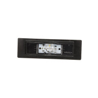Licence Plate Light right crystal clear with LED METZGER...