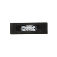 Licence Plate Light right crystal clear with LED METZGER for e.g. BMW 1 Series