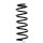 Suspension rear coil spring Ø 131.1 mm KYB for e.g. CITROËN BERLINGO