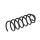 Suspension rear coil spring Ø 131.1 mm KYB for e.g. CITROËN BERLINGO