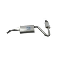 Mittel-/Endschalldämpfer DT SPARE PARTS passend...