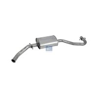 Mittel-/Endschalldämpfer DT SPARE PARTS für...