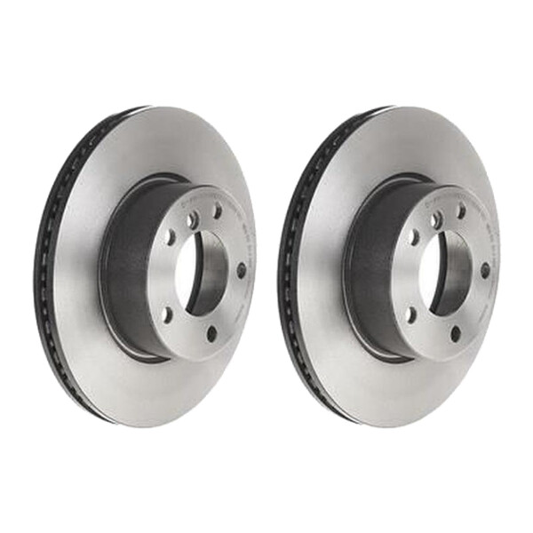 2 brake discs ventilated Ø 300 mm 24 mm coated BREMBO for BMW 3 series
