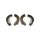 Brake Shoe Set 52 mm TRISCAN IAM-Expertise for FORD TRANSIT and others