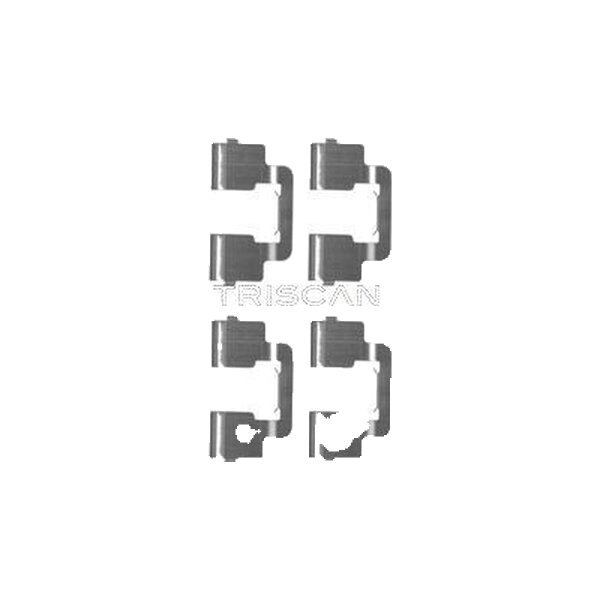 Accessory Kit Disc Brake Pads TRISCAN IAM-Expertise for e.g. CITROËN JUMPY
