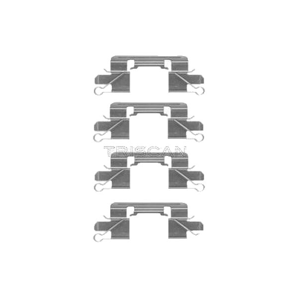 Accessory Kit Disc Brake Pads TRISCAN IAM-Expertise for e.g. NISSAN NAVARA