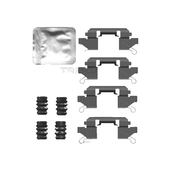 Accessory Kit Disc Brake Pads TRISCAN IAM-Expertise for e.g. NISSAN LEAF