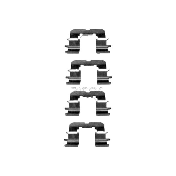 Accessory Kit Disc Brake Pads TRISCAN IAM-Expertise for TOYOTA YARIS