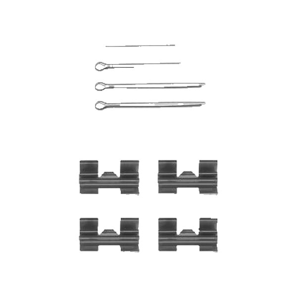 Accessory Kit Disc Brake Pads TRISCAN IAM-Expertise for e.g. IVECO DAILY