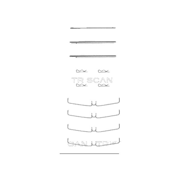 Accessory Kit Disc Brake Pads TRISCAN IAM-Expertise for e.g. VOLVO 240
