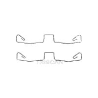 Accessory Kit Disc Brake Pads TRISCAN IAM-Expertise for...