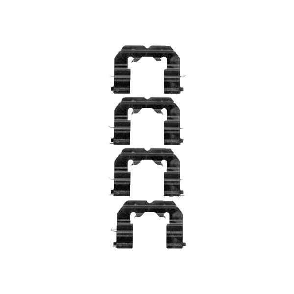 Accessory Kit Disc Brake Pads TRISCAN IAM-Expertise for e.g. HYUNDAI i20