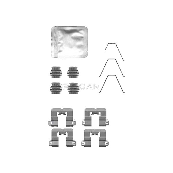 Accessory Kit Disc Brake Pads TRISCAN IAM-Expertise for e.g. KIA XCEED