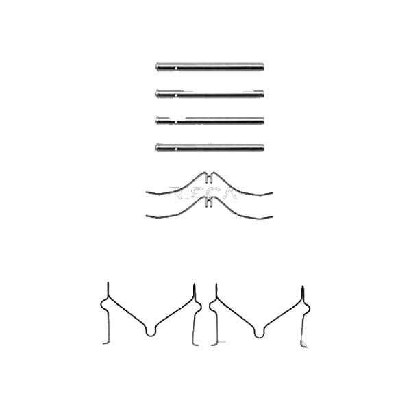 Zubehörsatz Scheibenbremsbelag TRISCAN IAM-Expertise für u.a. MAZDA 323