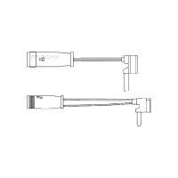 Warning Contact Brake Pad Wear 97 mm Axle Set TRISCAN for...