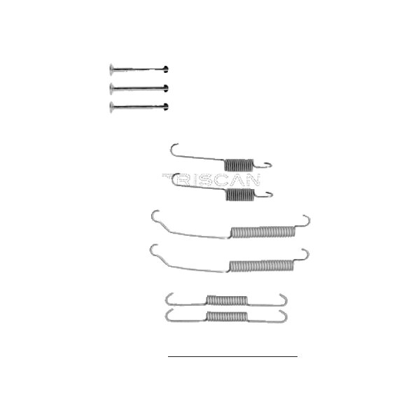 Accessory Set Brake Shoes TRISCAN IAM-Expertise for e.g. PEUGEOT 205