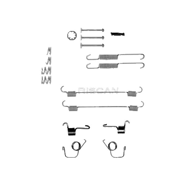 Accessory Set Brake Shoes TRISCAN IAM-Expertise for e.g. PEUGEOT 205