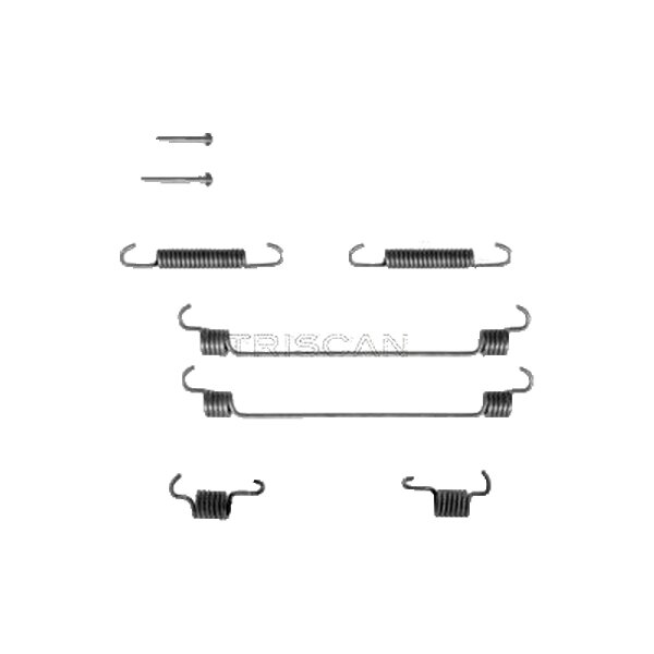 Accessory Set Brake Shoes TRISCAN IAM-Expertise for e.g. ALFA ROMEO 33