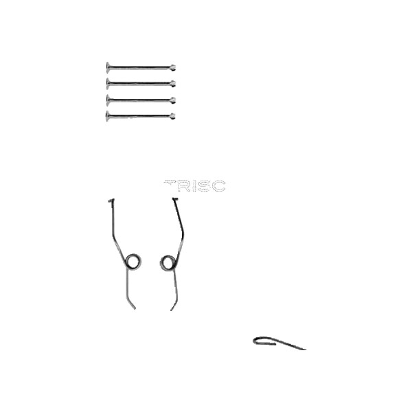 Zubehörsatz Bremsbacken TRISCAN IAM-Expertise für u.a. TOYOTA HILUX