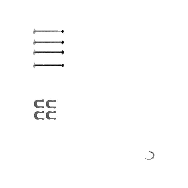 Accessory Set Brake Shoes TRISCAN IAM-Expertise for e.g. DAIHATSU TERIOS