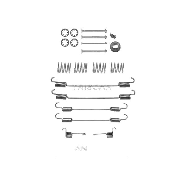 Accessory Set Brake Shoes TRISCAN IAM-Expertise for e.g. NISSAN KUBISTAR