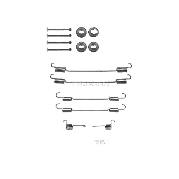Accessory Set Brake Shoes TRISCAN IAM-Expertise for e.g. RENAULT KANGOO