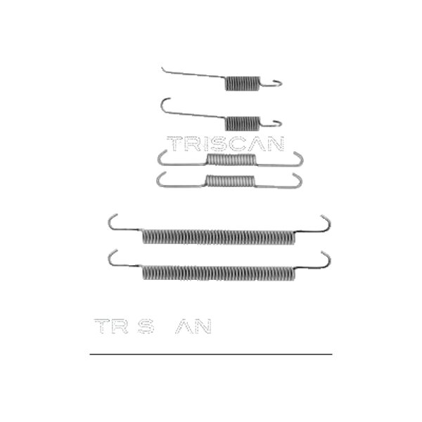 Accessory Set Brake Shoes TRISCAN IAM-Expertise for e.g. PEUGEOT PARTNER