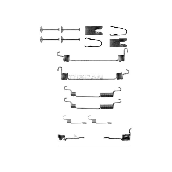 Accessory Set Brake Shoes TRISCAN IAM-Expertise for e.g. ROVER 200