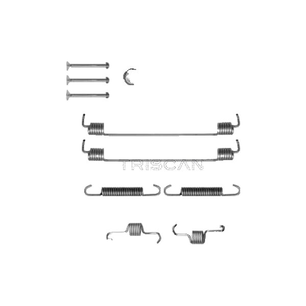 Accessory Set Brake Shoes TRISCAN IAM-Expertise for e.g. RENAULT CLIO