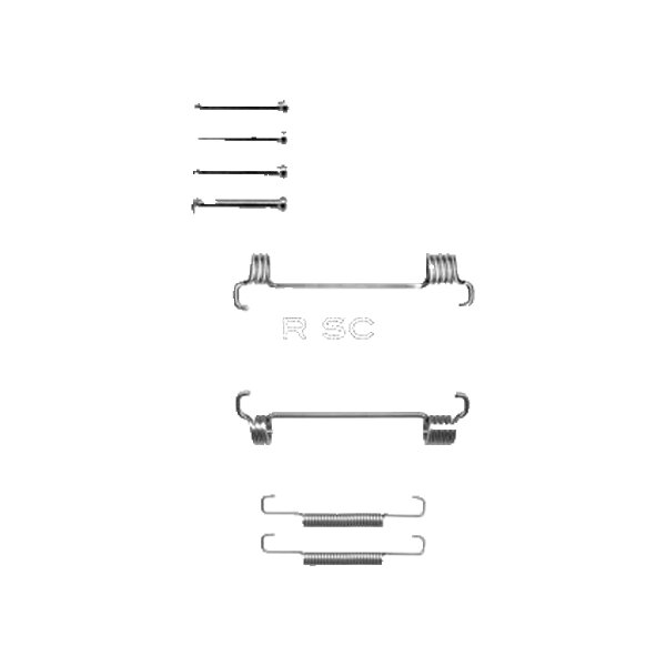 Accessory Set Parking Brake Shoes TRISCAN IAM-Expertise for e.g. FIAT DUCATO
