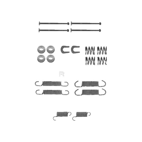 Accessory Set Brake Shoes TRISCAN IAM-Expertise for e.g. TOYOTA LAND