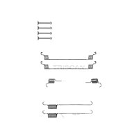 Accessory Set Brake Shoes TRISCAN IAM-Expertise for e.g....