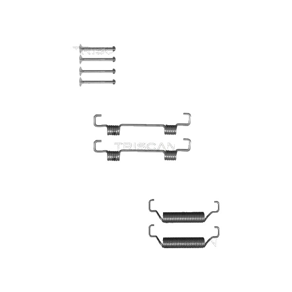 Zubehörsatz Feststellbremsbacken TRISCAN IAM-Expertise für u.a. VW CRAFTER