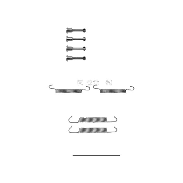 Accessory Set Parking Brake Shoes TRISCAN IAM-Expertise for e.g. BMW 3 Series