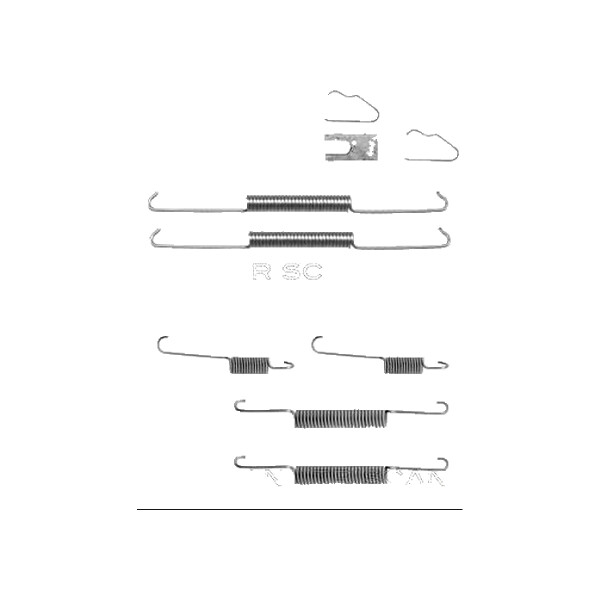 Zubehörsatz Bremsbacken TRISCAN IAM-Expertise passend für BMW 5er